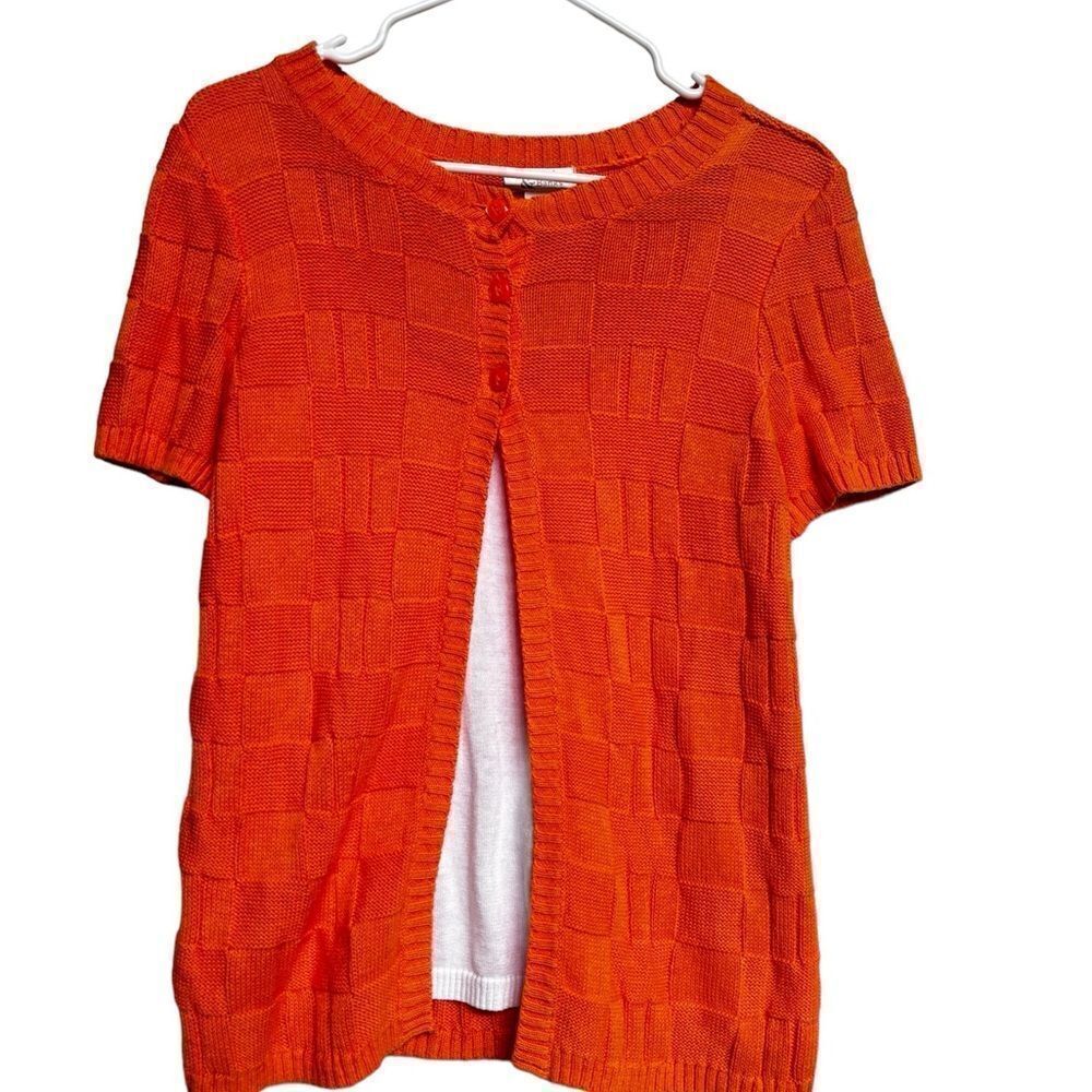 Christopher& Banks short sleeve orange size small
